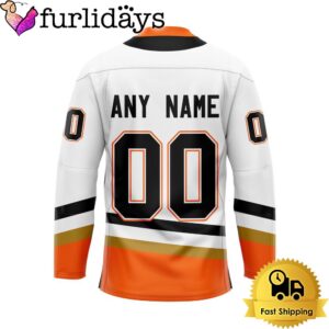 NHL Anaheim Ducks Reverse Retro Custom Name Hockey Jersey