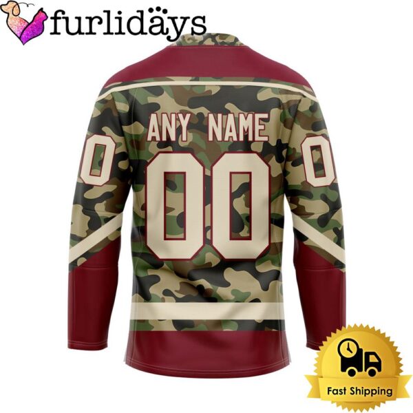 NHL Arizona Coyotes Special Camo Design Custom Name Hockey Jersey, Arizona Coyotes Jersey