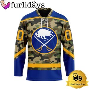 NHL Buffalo Sabres Special Camo Design Custom Name Hockey Jersey, Buffalo Sabres Jersey