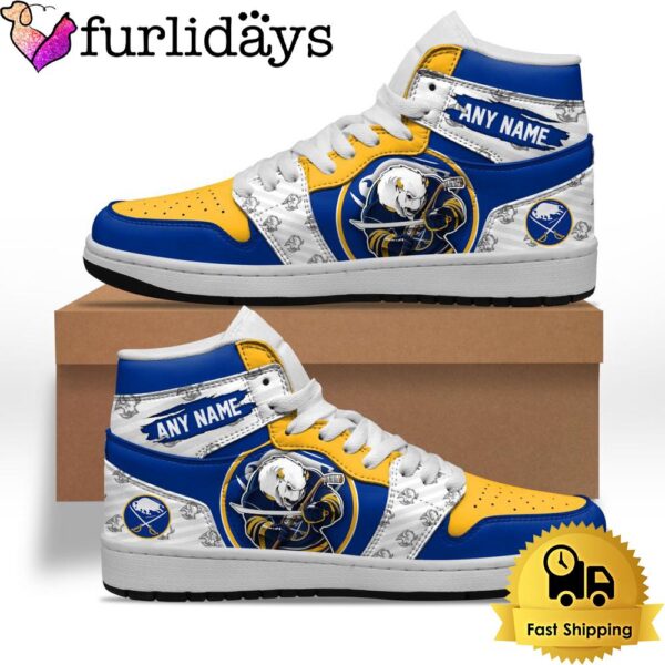 NHL Buffalo Sabres Special Team Mascot Custom Air Jordan 1 Shoes , Mens Sneakers