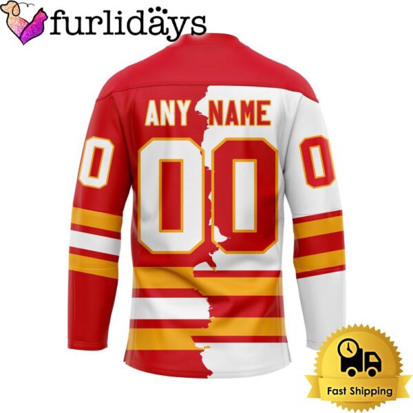 NHL Calgary Flames Home Mix Away Hockey Jersey, NHL Team Jerseys