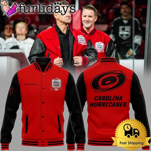 Nhl Carolina Hurricanes Mr Game 7 Hall Of Fame Baseball Jacket