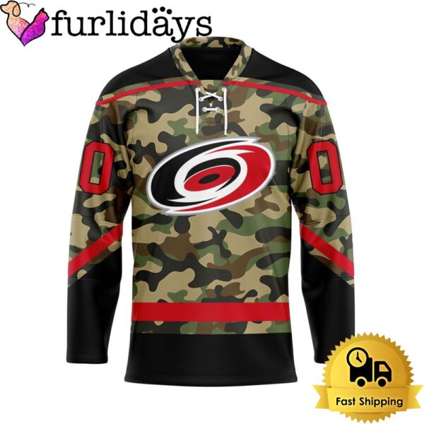 NHL Carolina Hurricanes Special Camo Design Custom Name Hockey Jersey, Carolina Hurricanes Jersey