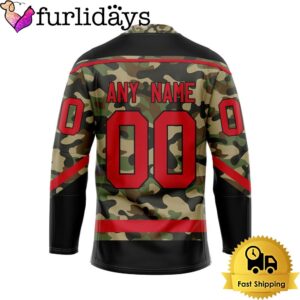 NHL Carolina Hurricanes Special Camo Design Custom Name Hockey Jersey, Carolina Hurricanes Jersey