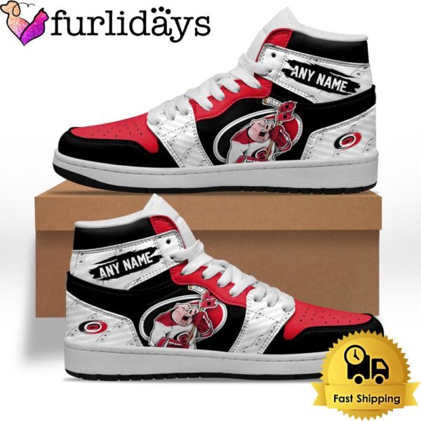 NHL Carolina Hurricanes Special Team Mascot Custom Air Jordan 1 Shoes , Mens Sneakers