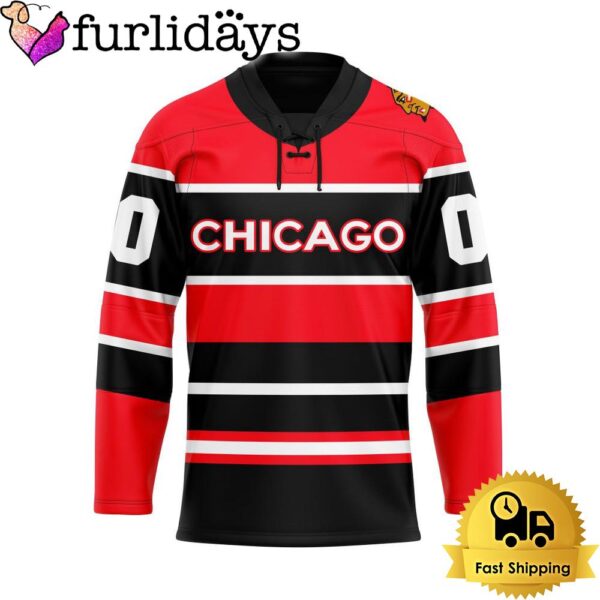 NHL Chicago Blackhawks Reverse Retro Custom Name Hockey Jersey