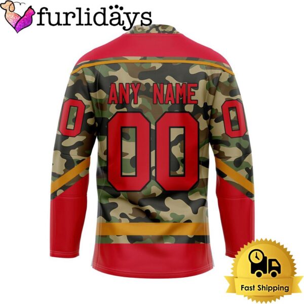 NHL Chicago Blackhawks Special Camo Design Custom Name Hockey Jersey, Chicago Blackhawks Jersey