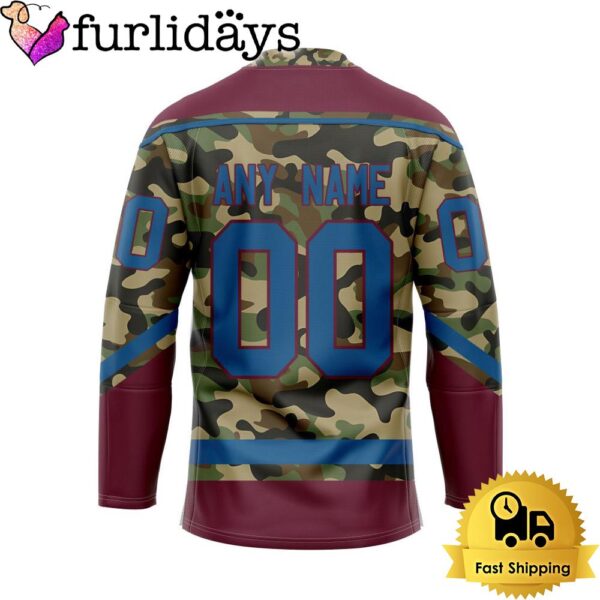 NHL Colorado Avalanche Special Camo Design Custom Name Hockey Jersey, Colorado Avalanche Jersey