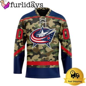 NHL Columbus Blue Jackets Special Camo…