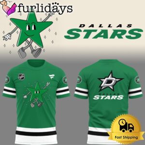 NHL Dallas Stars Limited Green Star T Shirt