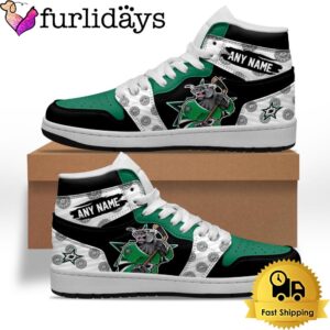 NHL Dallas Stars Special Team Mascot Custom Air Jordan 1 Shoes , Mens Sneakers