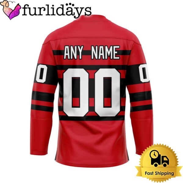 NHL Detroit Red Wings Reverse Retro Custom Name Hockey Jersey