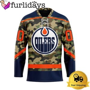 NHL Edmonton Oilers Special Camo Design…