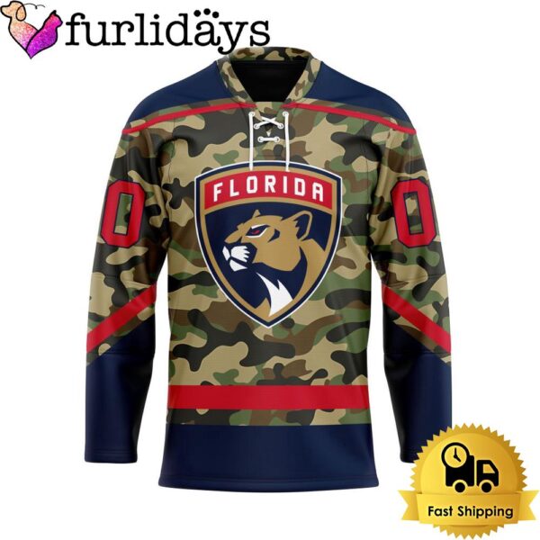 NHL Florida Panthers Special Camo Design Custom Name Hockey Jersey, Florida Panthers Jersey