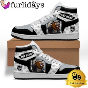 NHL Los Angeles Kings Special Team Mascot Custom Air Jordan 1 Shoes , Mens Sneakers