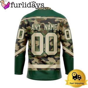 NHL Minnesota Wild Special Camo Design Custom Name Hockey Jersey, Minnesota Wild Jersey