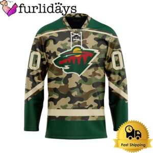 NHL Minnesota Wild Special Camo Design…