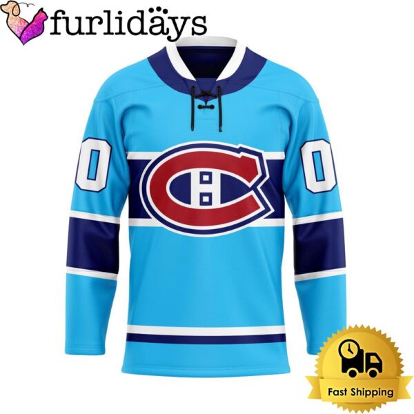 NHL Montreal Canadiens Reverse Retro Custom Name Hockey Jersey