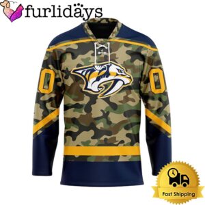 NHL Nashville Predators Special Camo Design Custom Name Hockey Jersey, Nashville Predators Jersey