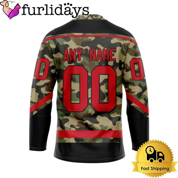 NHL New Jersey Devils Special Camo Design Custom Name Hockey Jersey, New Jersey Devils Jersey