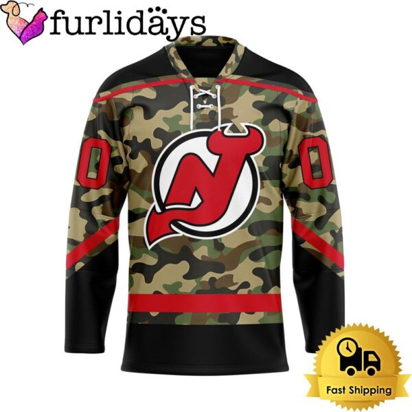 NHL New Jersey Devils Special Camo Design Custom Name Hockey Jersey, New Jersey Devils Jersey