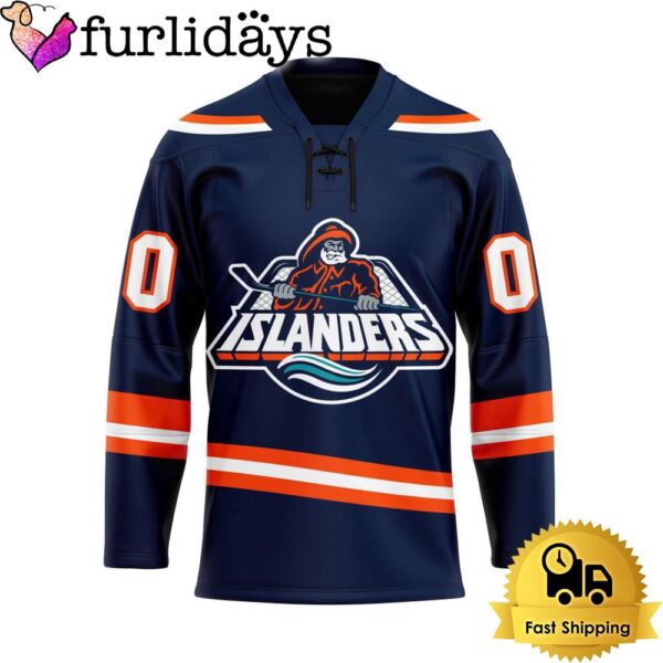 NHL New York Islanders Reverse Retro Custom Name Hockey Jersey