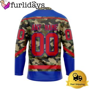 NHL New York Rangers Special Camo Design Custom Name Hockey Jersey, New York Rangers Jersey