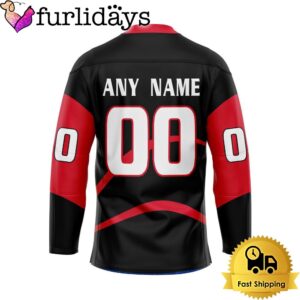 NHL Ottawa Senators Reverse Retro Custom Name Hockey Jersey