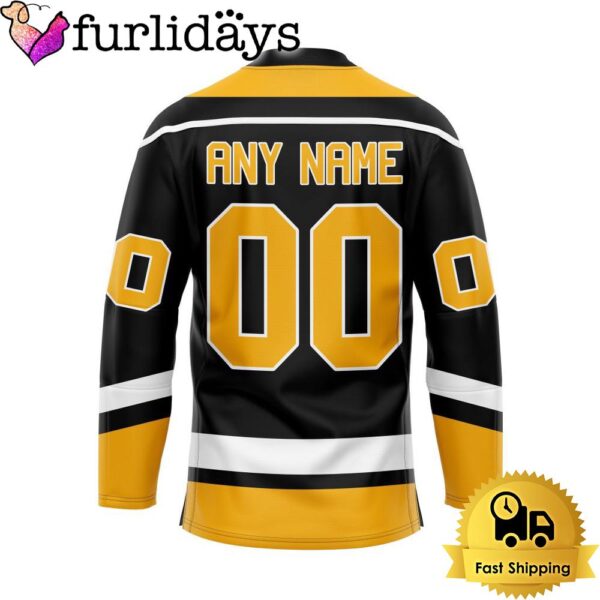 NHL Pittsburgh Penguins Reverse Retro Custom Name Hockey Jersey