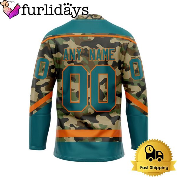 NHL San Jose Sharks Special Camo Design Custom Name Hockey Jersey, San Jose Sharks Jersey