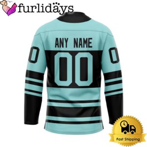 NHL Seattle Kraken Reverse Retro Custom Name Hockey Jersey