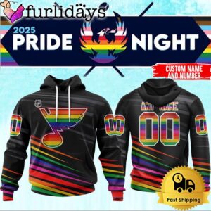 NHL St Louis Blues Pride Night Limited Edition 2025 Custom Hoodie