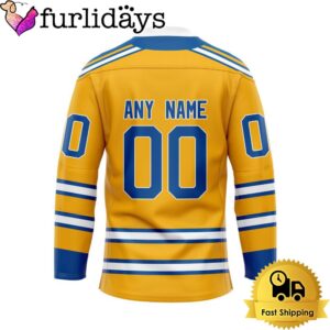 NHL St. Louis Blues Reverse Retro Custom Name Hockey Jersey