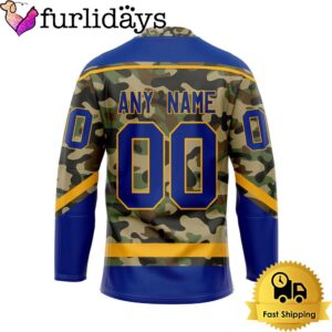 NHL St Louis Blues Special Camo Design Custom Name Hockey Jersey, St Louis Blues Jersey