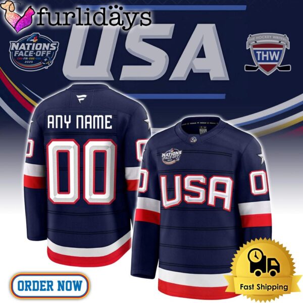 NHL USA 4 Nations Face-Off 2025 Hockey Jersey