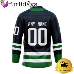 NHL Vancouver Canucks Reverse Retro Custom Name Hockey Jersey