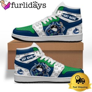 NHL Vancouver Canucks Special Team Mascot Custom Air Jordan 1 Shoes , Mens Sneakers