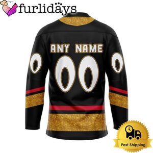 NHL Vegas Golden Knights Reverse Retro Custom Name Hockey Jersey