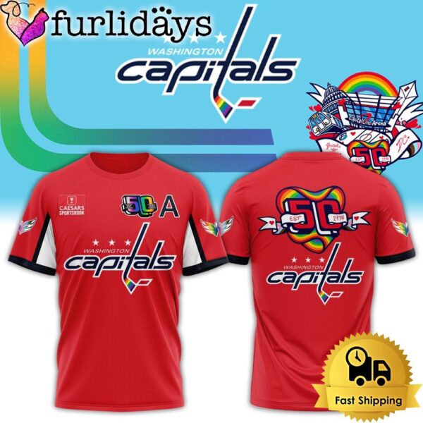 NHL Washington Capitals Special Pride Night T Shirt