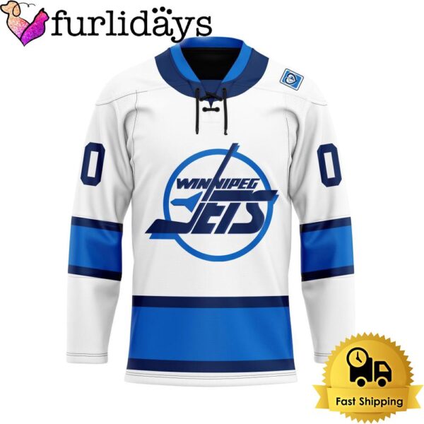 NHL Winnipeg Jets Reverse Retro Custom Name Hockey Jersey