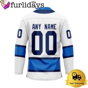 NHL Winnipeg Jets Reverse Retro Custom Name Hockey Jersey