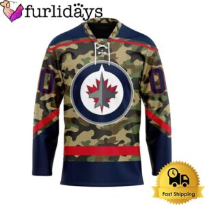 NHL Winnipeg Jets Special Camo Design…