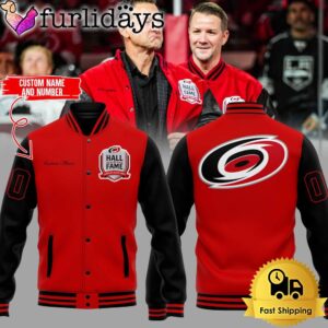 Personalized Hall Of Fame Carolina Hurricanes Baseball Jacket