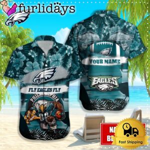 Philadelphia Eagles Mascot Football Hawaiian Shirt,…