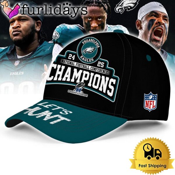 Philadelphia Eagles National Football Conference Champions 2025 Baseball Cap