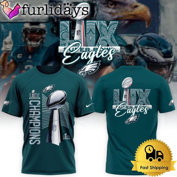 Philadelphia Eagles Super Bowl LIX 2025 Champions Exclusive T Shirt