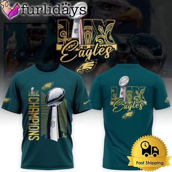 Philadelphia Eagles Super Bowl LIX 2025 Commemorative T Shirt