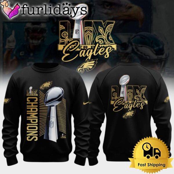 Philadelphia Eagles Super Bowl LIX 2025 Must-Have Celebration Sweatshirt