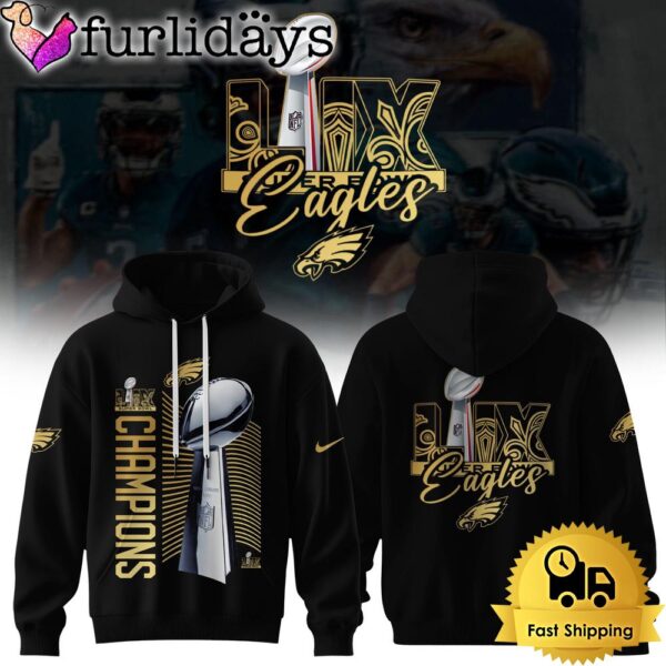 Philadelphia Eagles Super Bowl LIX 2025 Ultimate Fan Hoodie