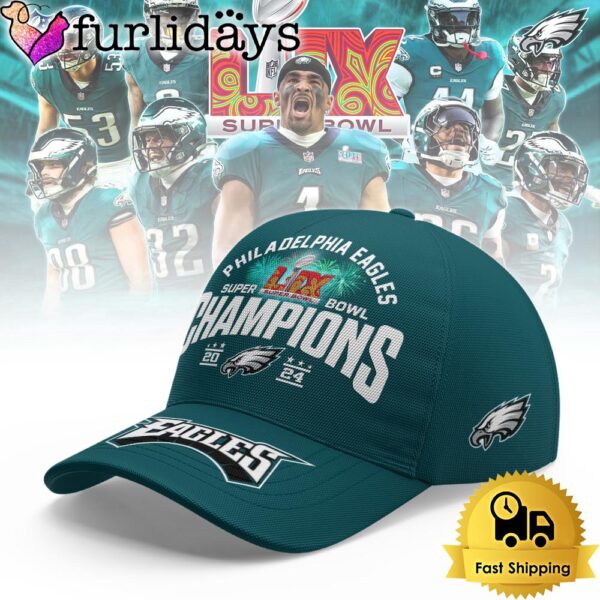 Philadelphia Eagles Super Bowl LIX Champions Baseball Cap